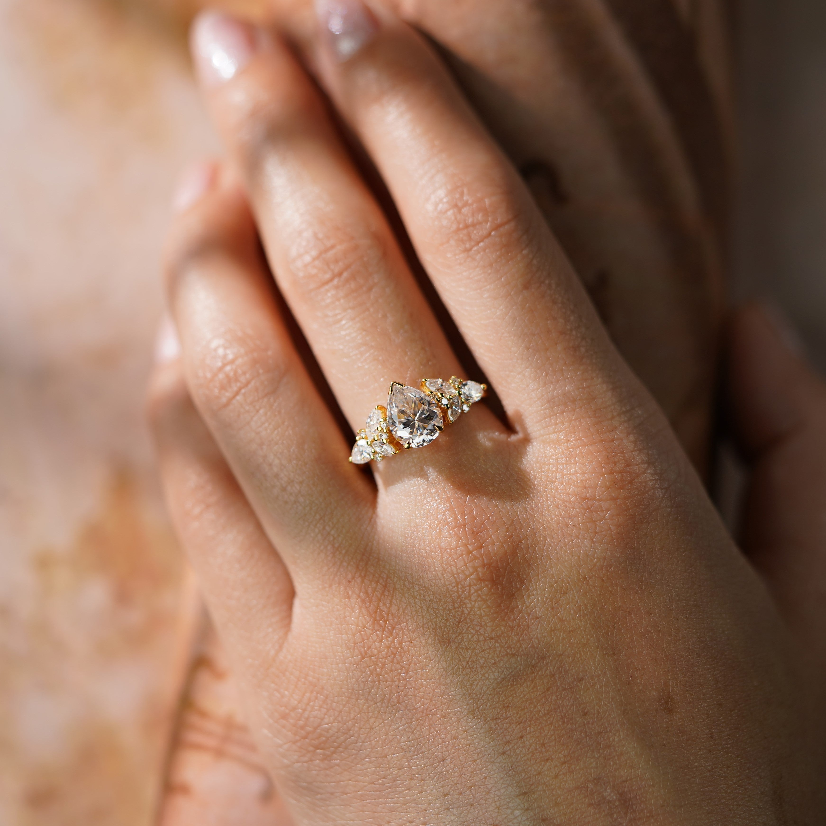 Oval Solitaire Engagement Ring – 2 CT Lab Grown Diamond